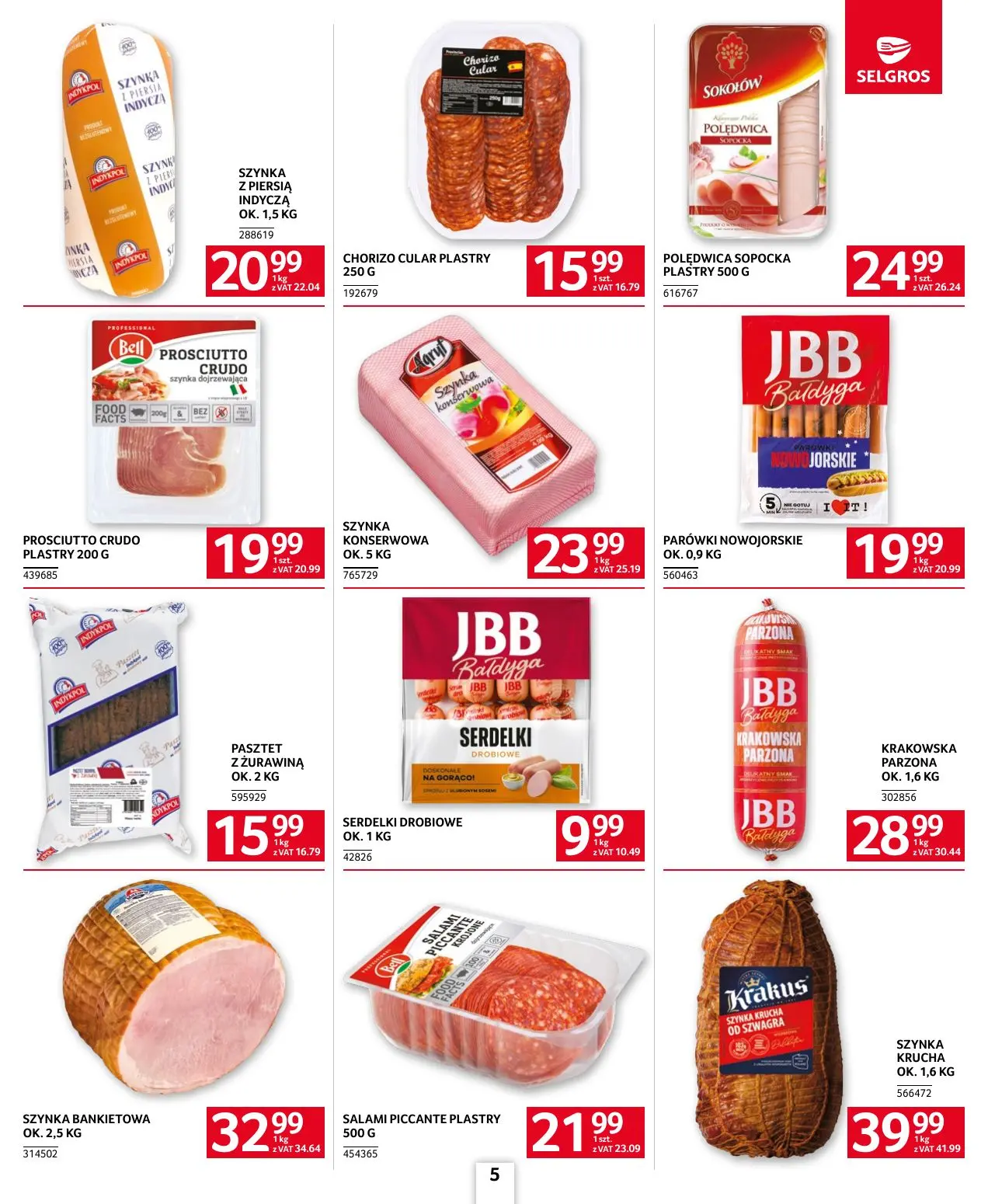 gazetka promocyjna SELGROS Oferta dla gastronomii - Strona 5