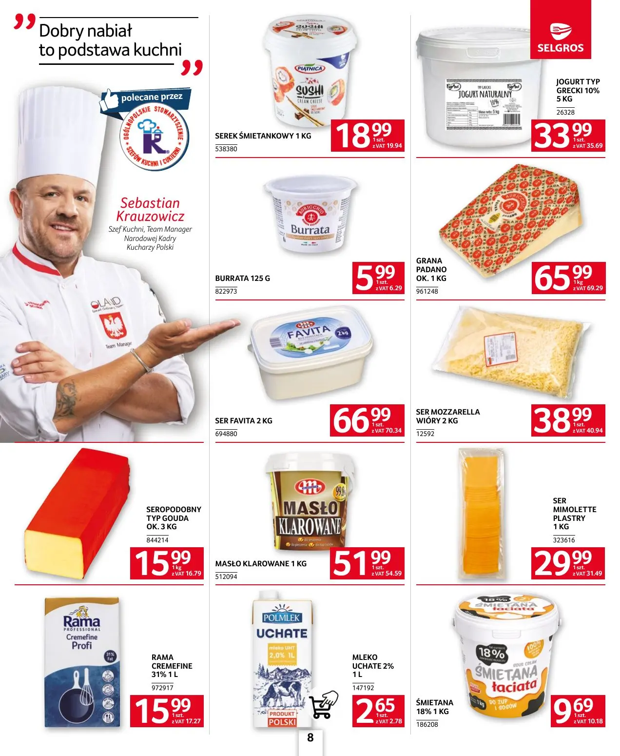 gazetka promocyjna SELGROS Oferta dla gastronomii - Strona 8