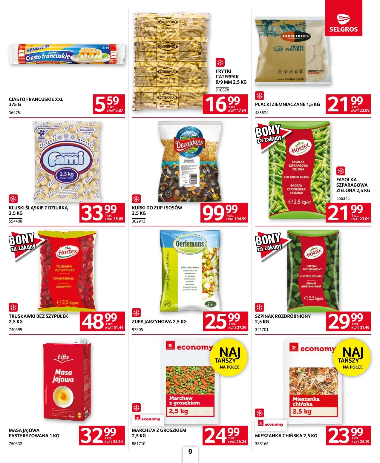 gazetka promocyjna SELGROS Oferta dla gastronomii - Strona 9