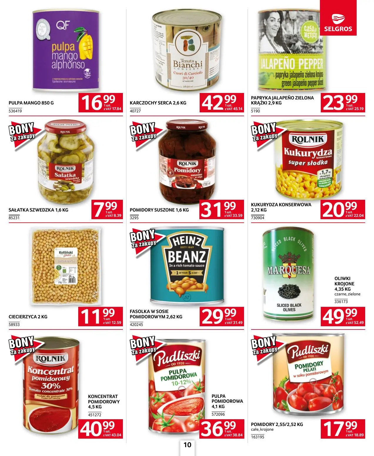 gazetka promocyjna SELGROS Oferta dla gastronomii - Strona 10