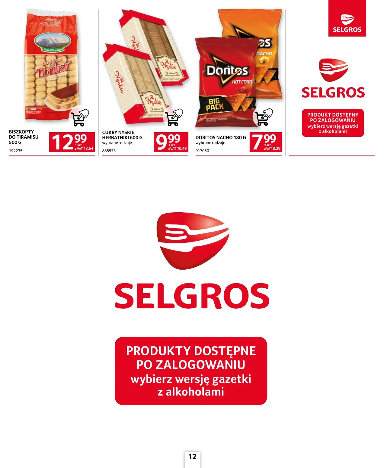 gazetka promocyjna SELGROS Oferta dla gastronomii - Strona 12
