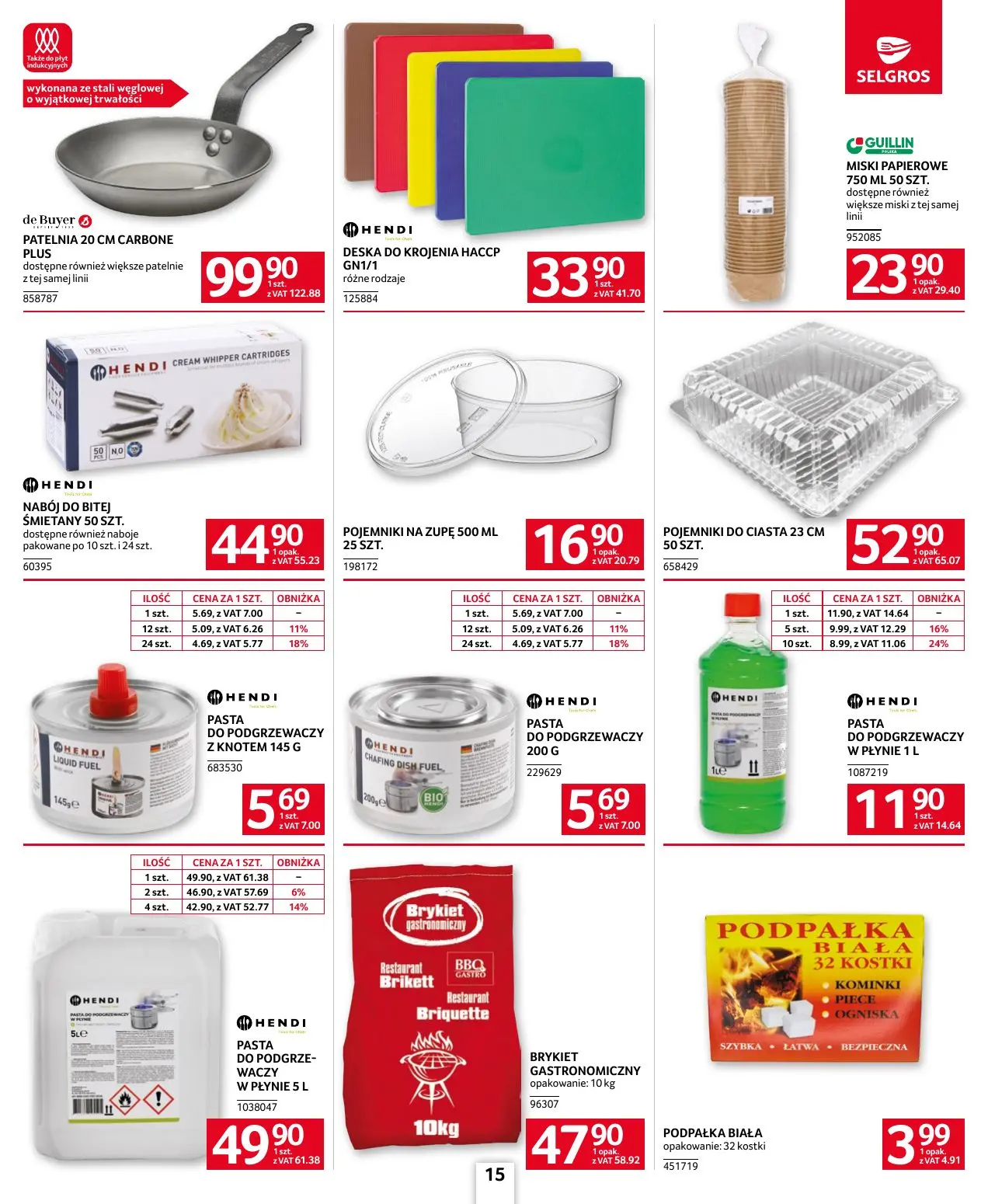 gazetka promocyjna SELGROS Oferta dla gastronomii - Strona 15