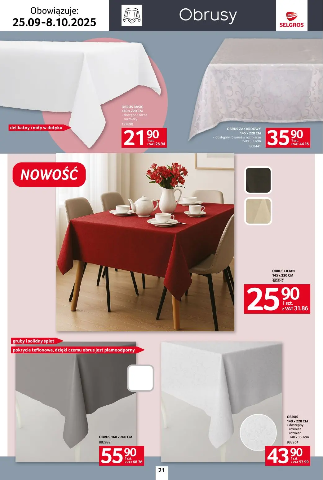 gazetka promocyjna SELGROS Katalog Home&Deco - Strona 21