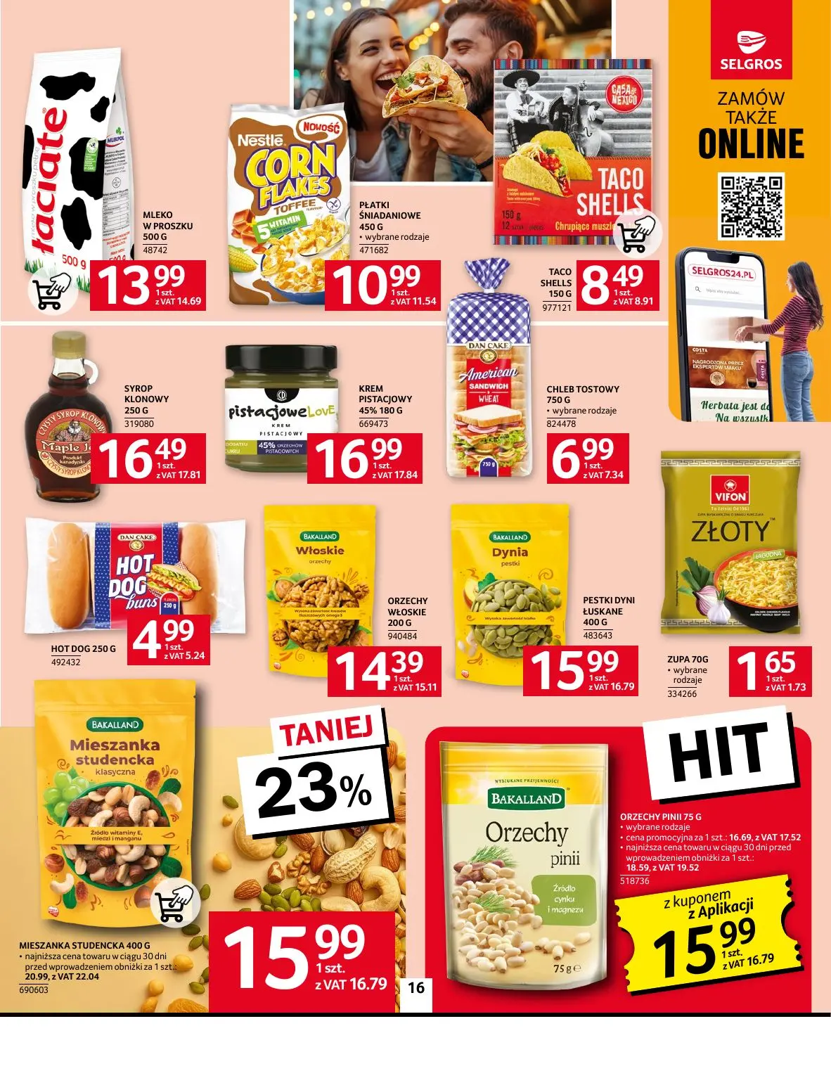gazetka promocyjna SELGROS Oferta Spożywcza - Strona 16