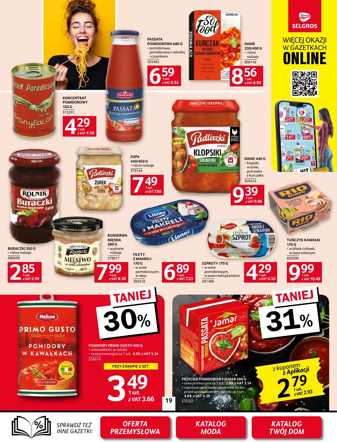 gazetka promocyjna SELGROS Oferta Spożywcza - Strona 19
