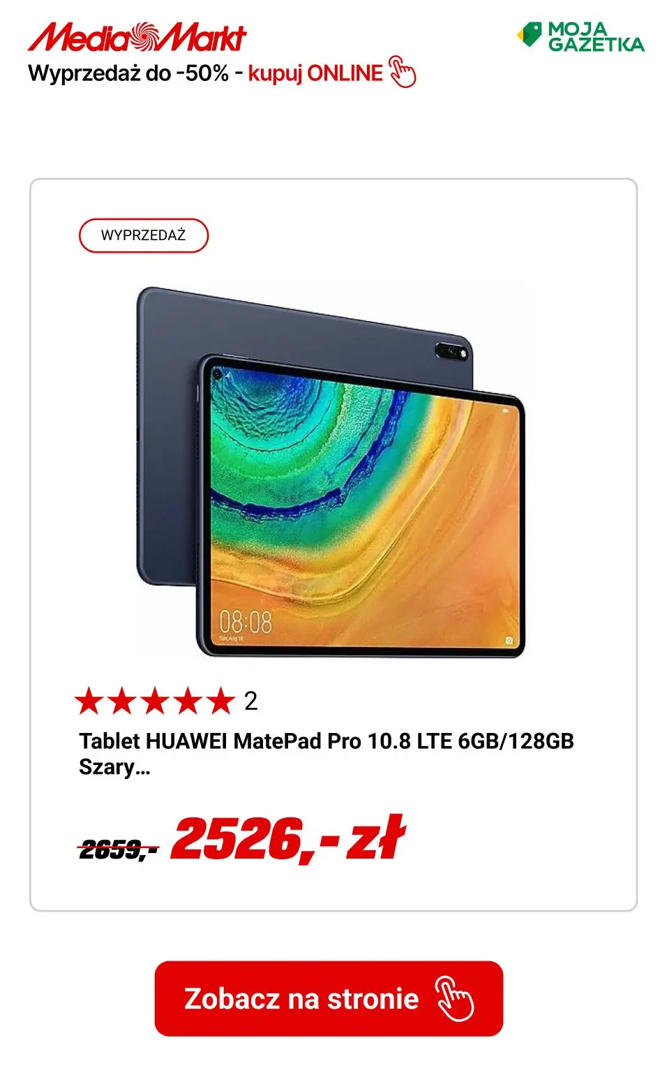 gazetka promocyjna Media Markt Łap najlepsze okazje! WYPRZEDAŻ do -50%! - Strona 3