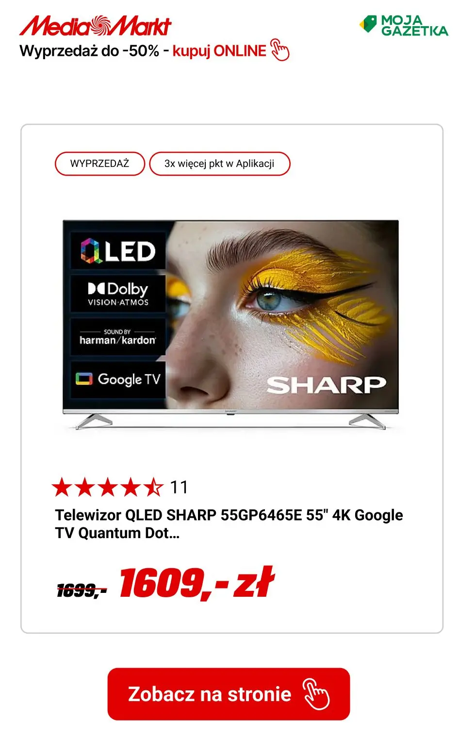 gazetka promocyjna Media Markt Łap najlepsze okazje! WYPRZEDAŻ do -50%! - Strona 6