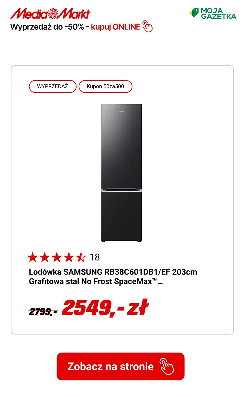 gazetka promocyjna Media Markt Łap najlepsze okazje! WYPRZEDAŻ do -50%! - Strona 9