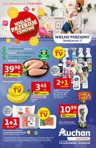 Gazetka promocyjna Auchan Supermarket, ważna od 2025-10-02 do 2025-10-08.