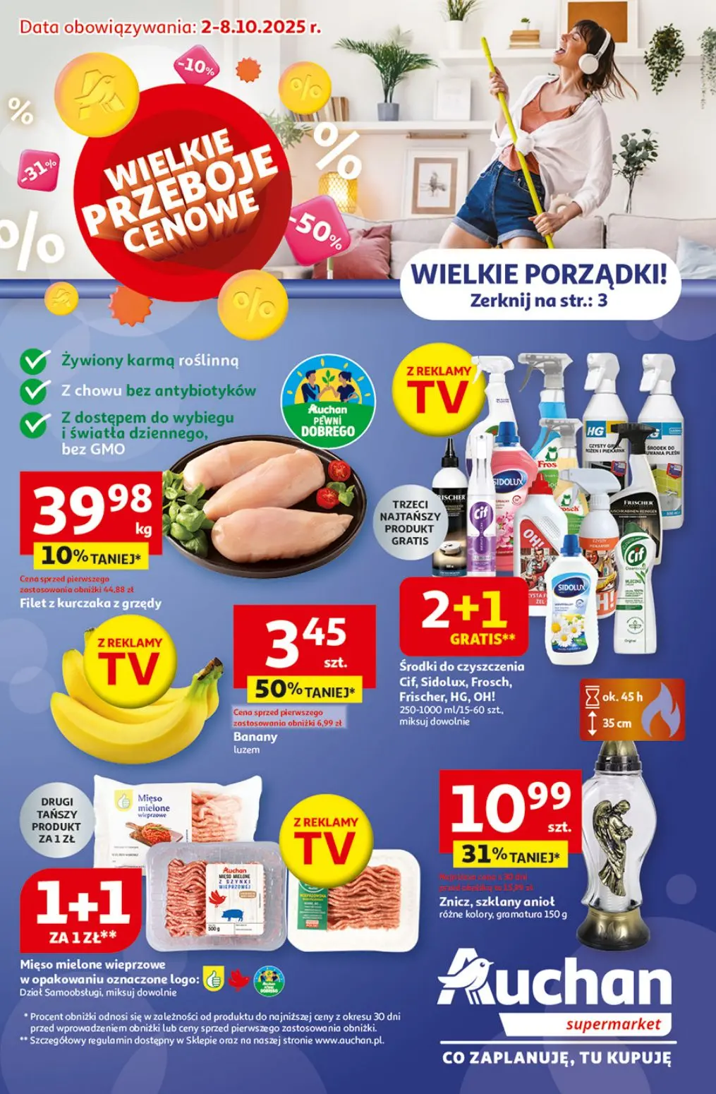 gazetka promocyjna Auchan Supermarket Wielkie przeboje cenowe - Strona 1