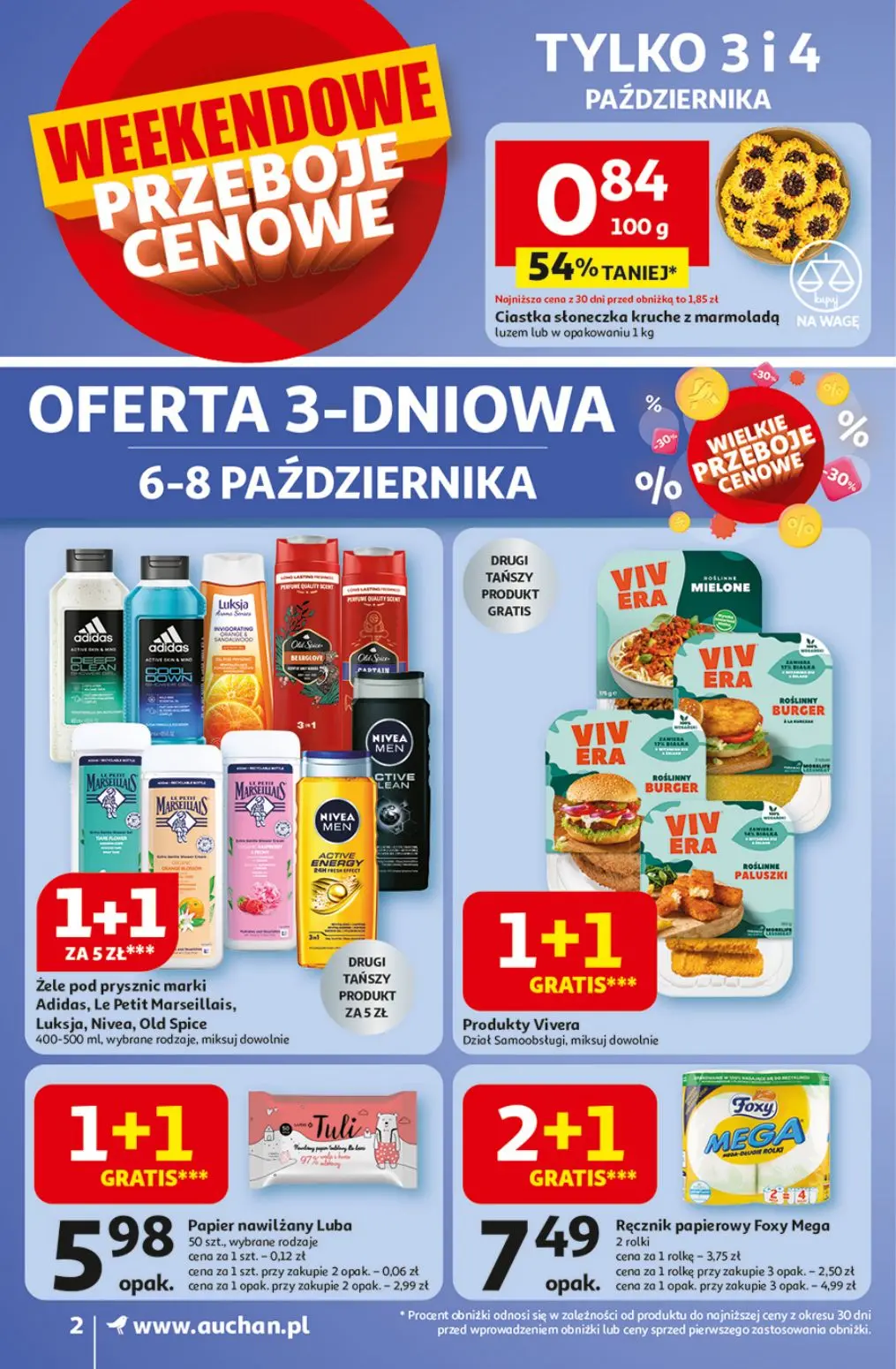 gazetka promocyjna Auchan Supermarket Wielkie przeboje cenowe - Strona 2
