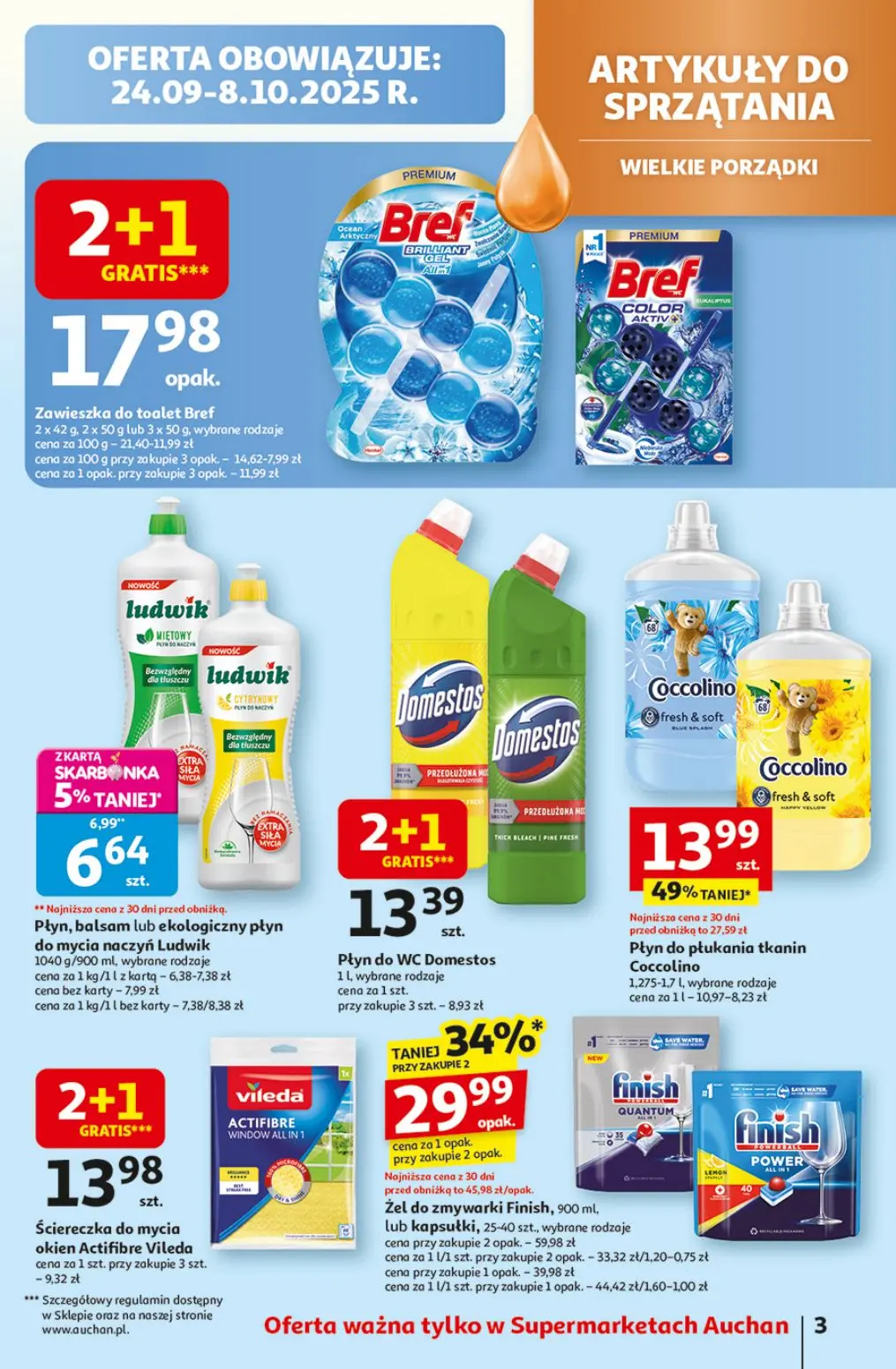 gazetka promocyjna Auchan Supermarket Wielkie przeboje cenowe - Strona 3