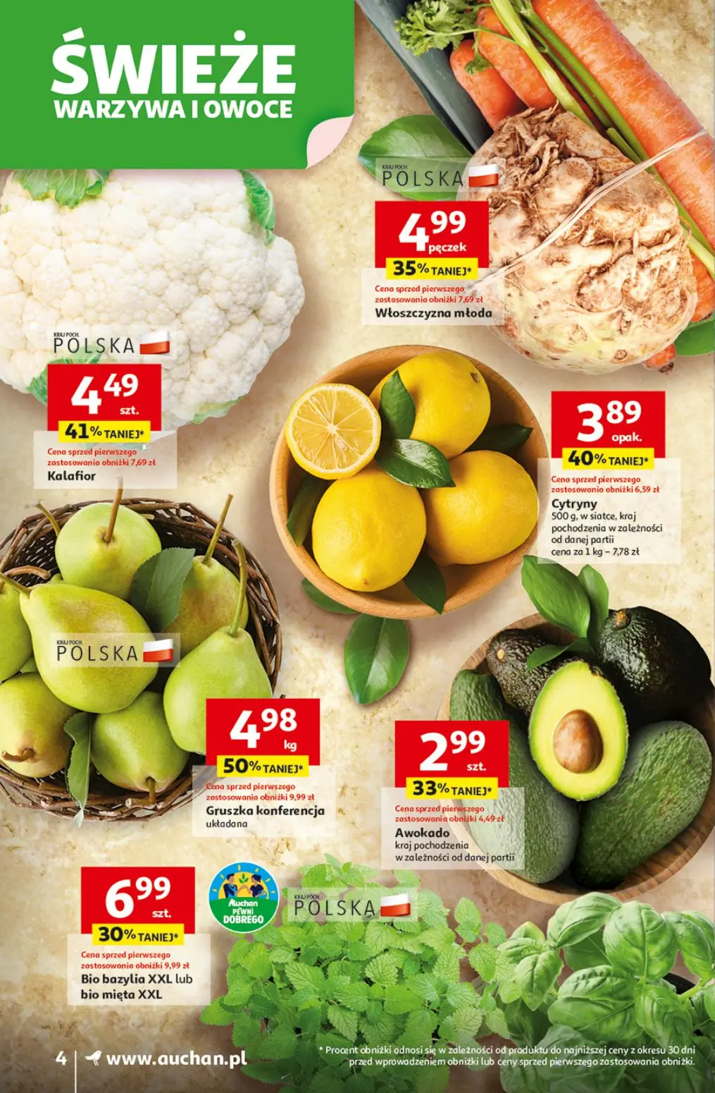 gazetka promocyjna Auchan Supermarket Wielkie przeboje cenowe - Strona 4