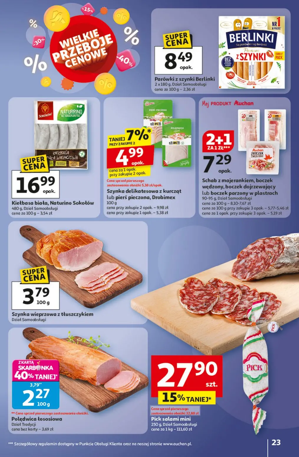 gazetka promocyjna Auchan Pewność niskich cen - Strona 23