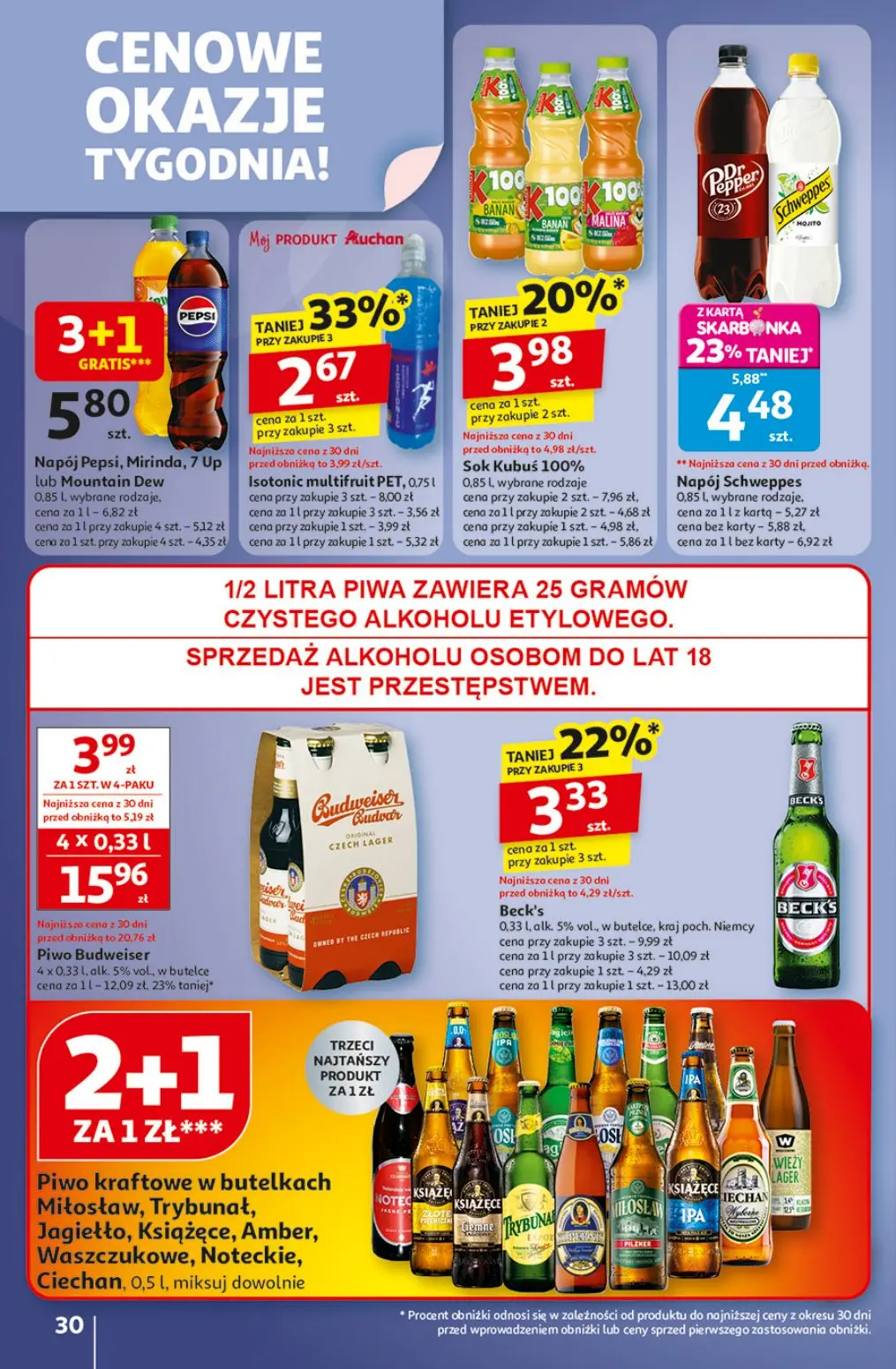 gazetka promocyjna Auchan Pewność niskich cen - Strona 30