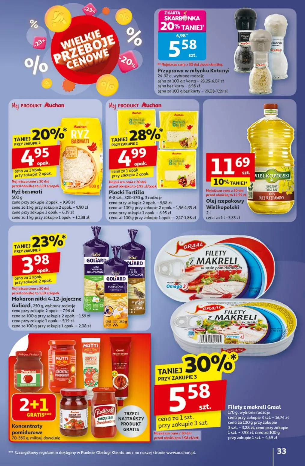 gazetka promocyjna Auchan Pewność niskich cen - Strona 33
