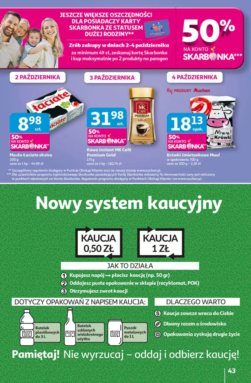 gazetka promocyjna Auchan Pewność niskich cen - Strona 44