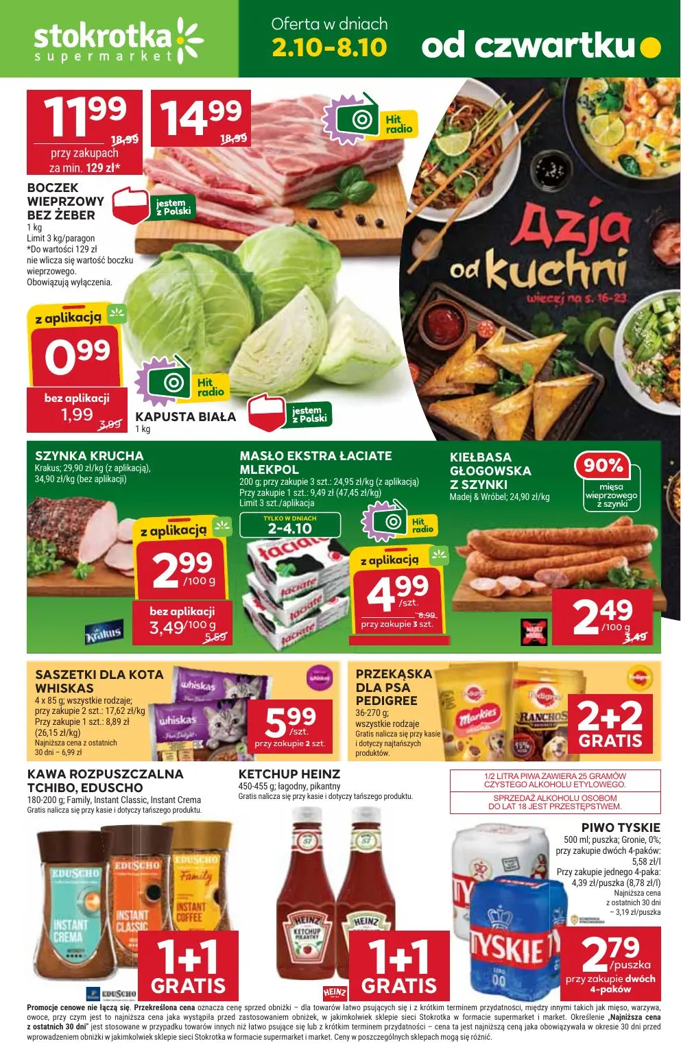 gazetka promocyjna Stokrotka Supermarket Od czwartku - Strona 1