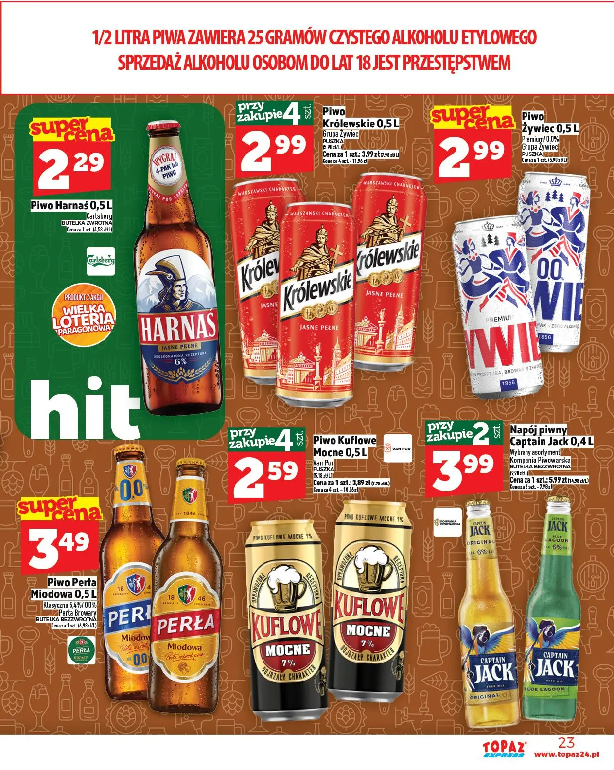gazetka promocyjna Topaz Express - Strona 23