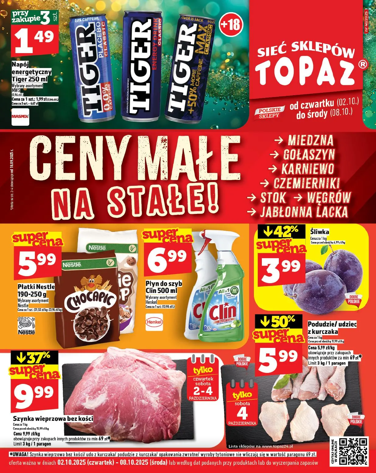 gazetka promocyjna Topaz Ceny małe - Strona 1