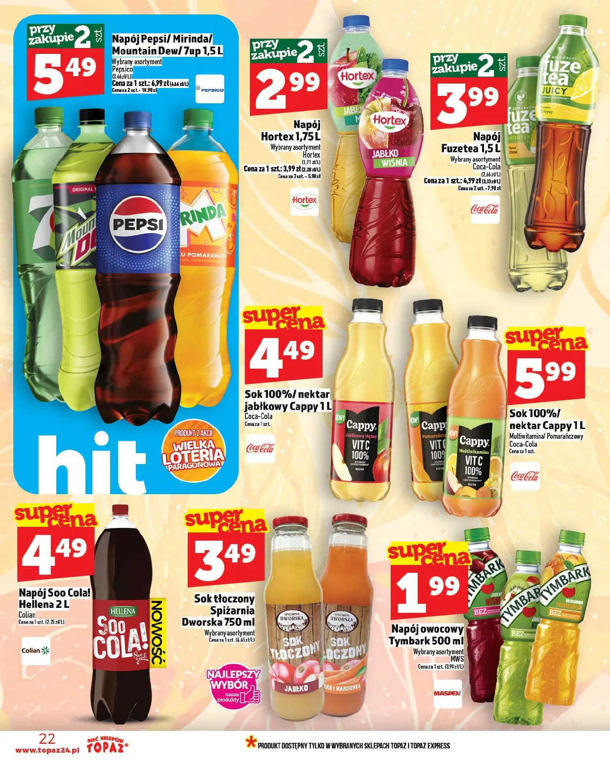 gazetka promocyjna Topaz Ceny małe - Strona 22