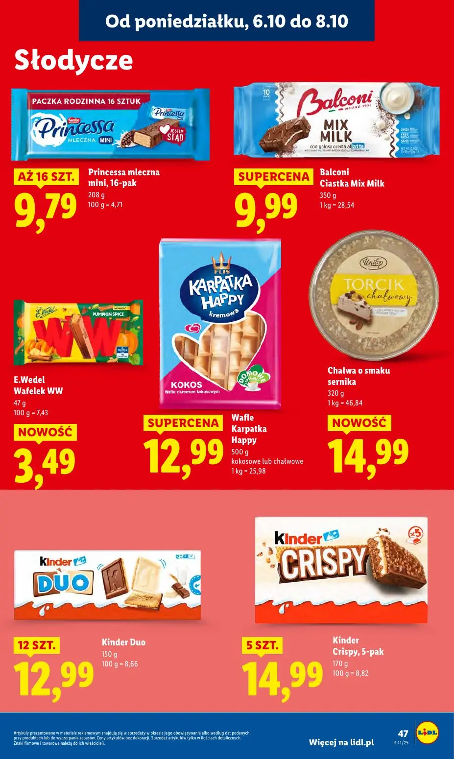 gazetka promocyjna LIDL Od poniedziałku - Strona 47