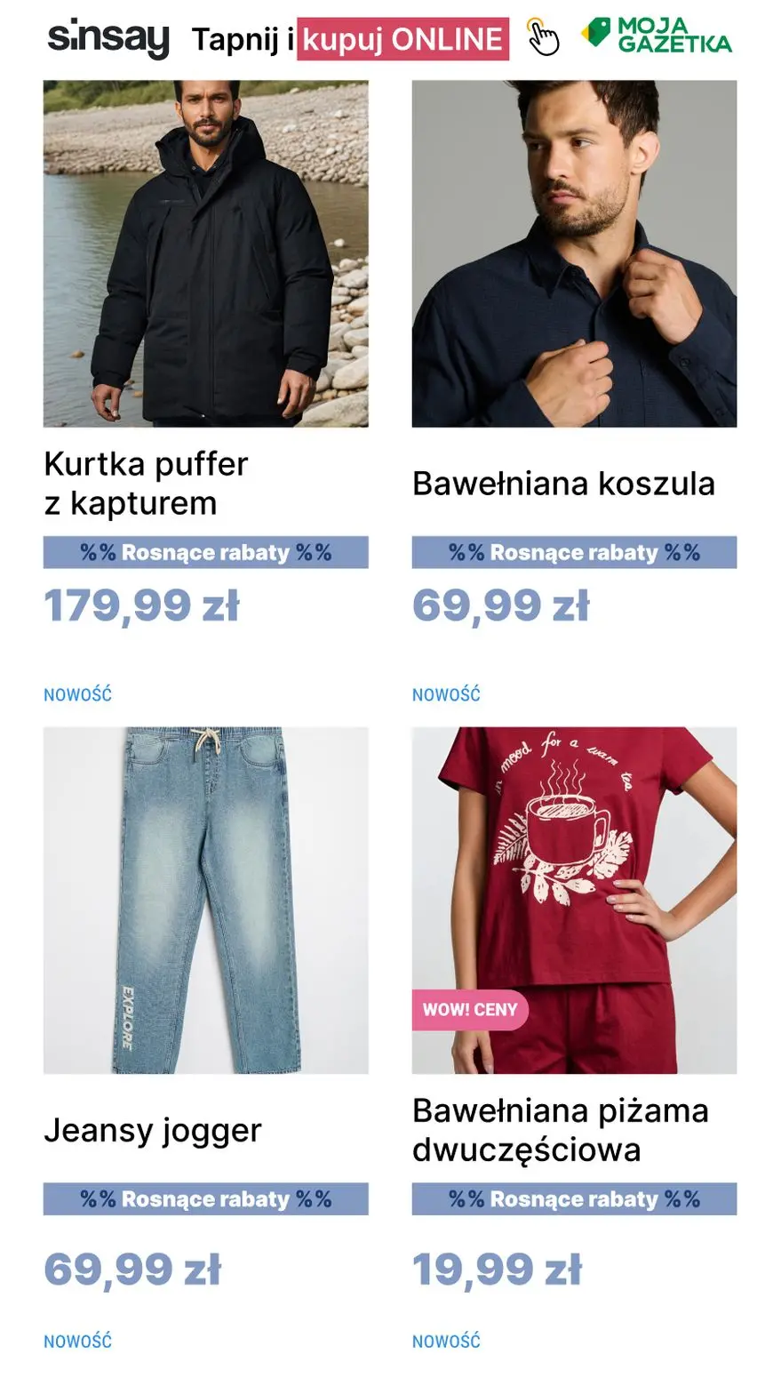 gazetka promocyjna Sinsay %% Rosnące rabaty %% - Strona 2