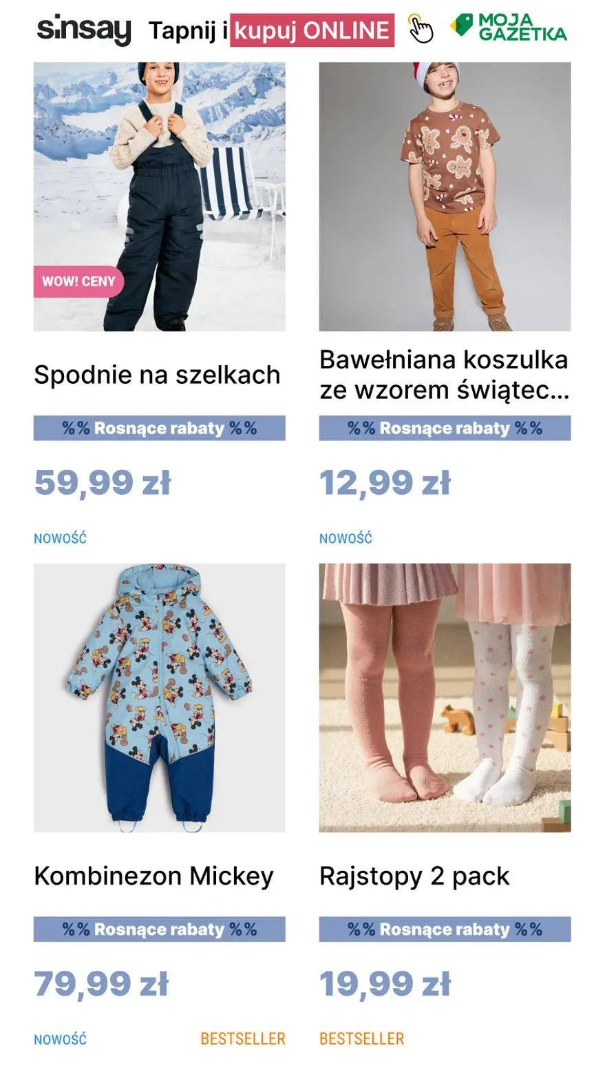 gazetka promocyjna Sinsay %% Rosnące rabaty %% - Strona 6