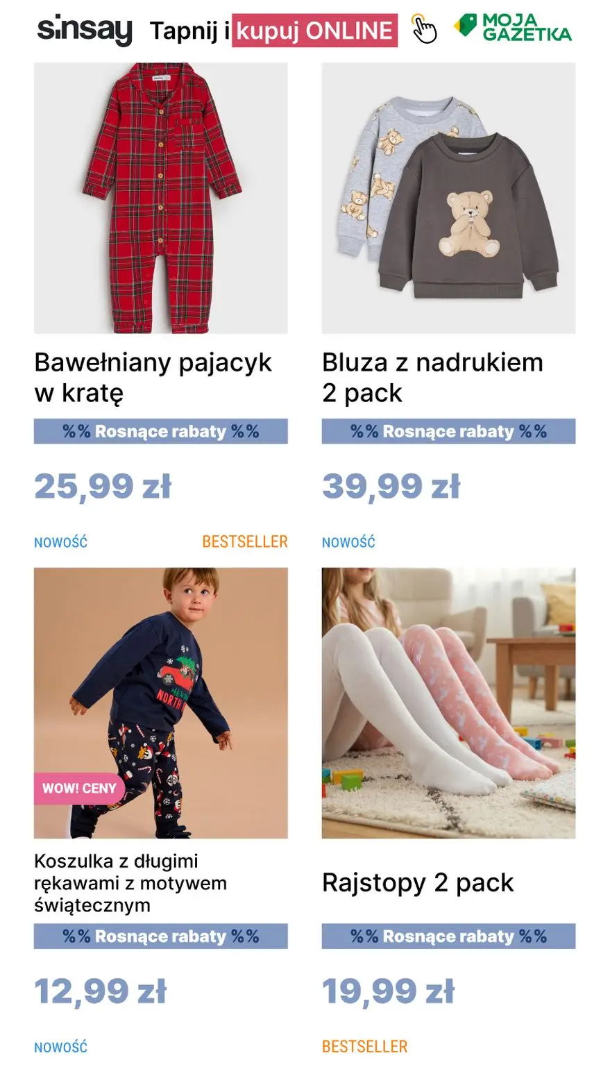 gazetka promocyjna Sinsay %% Rosnące rabaty %% - Strona 7