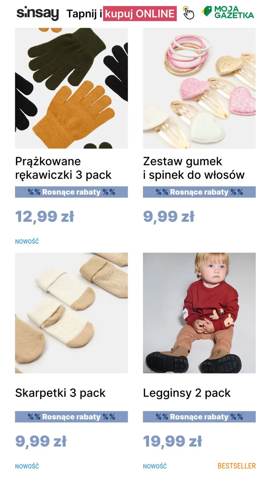 gazetka promocyjna Sinsay %% Rosnące rabaty %% - Strona 8