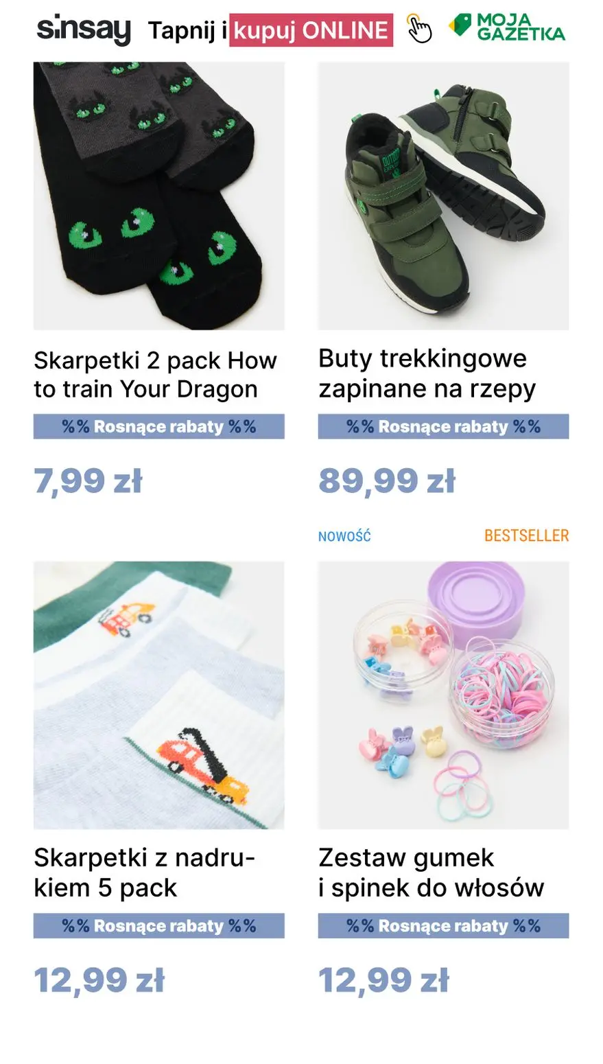 gazetka promocyjna Sinsay %% Rosnące rabaty %% - Strona 13