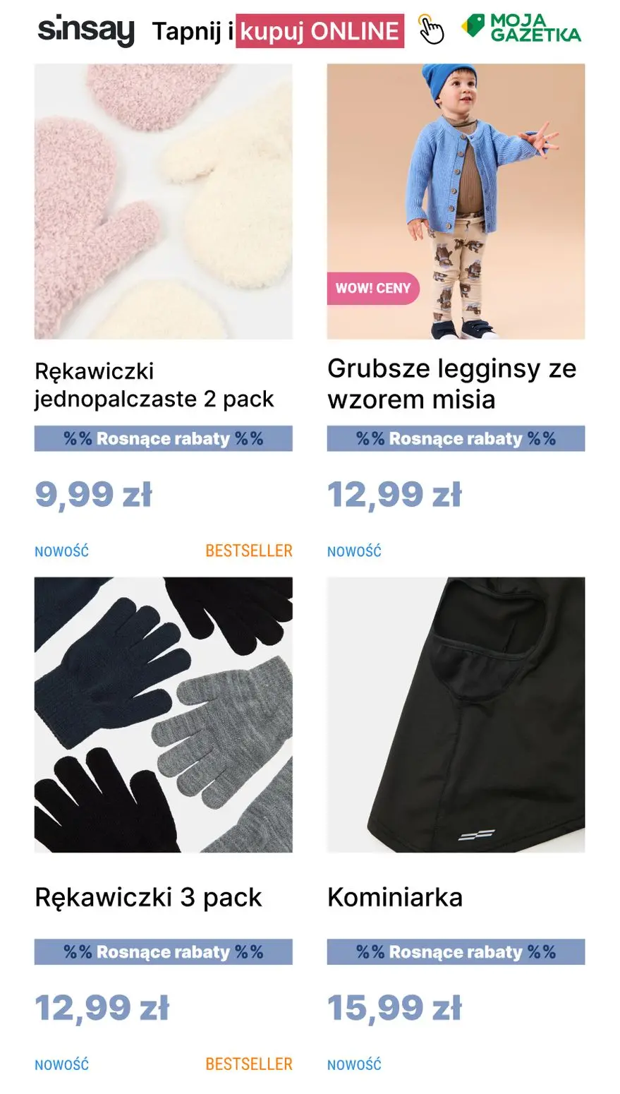 gazetka promocyjna Sinsay %% Rosnące rabaty %% - Strona 14
