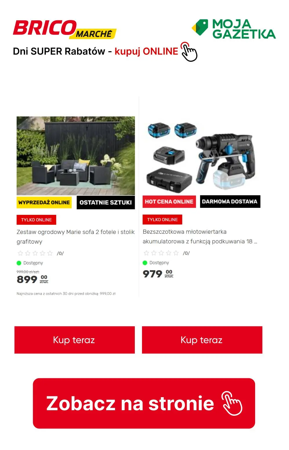 gazetka promocyjna BRICOMARCHE Dni SUPER RABATÓW! Nie przegap swojej szansy zgarnij rabaty. - Strona 7
