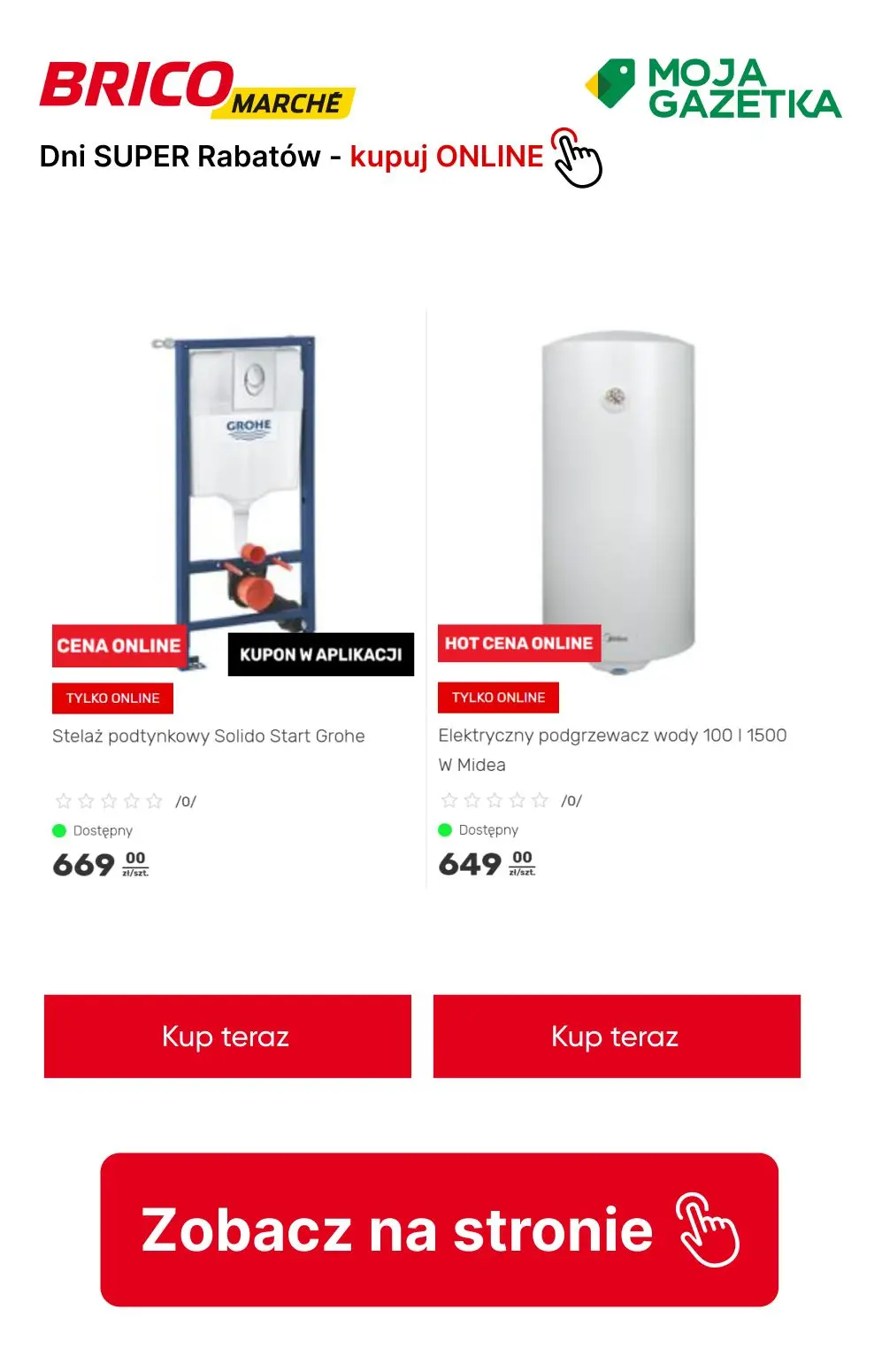 gazetka promocyjna BRICOMARCHE Dni SUPER RABATÓW! Nie przegap swojej szansy zgarnij rabaty. - Strona 12
