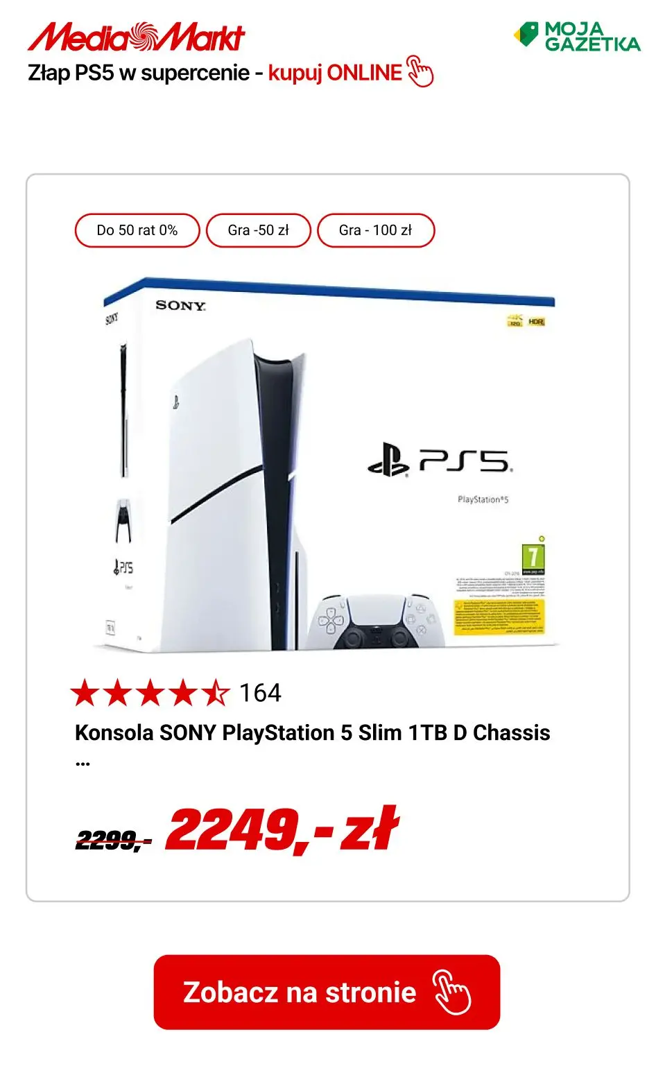 gazetka promocyjna Media Markt Zlap PS5 w SUPER cenie! - Strona 2