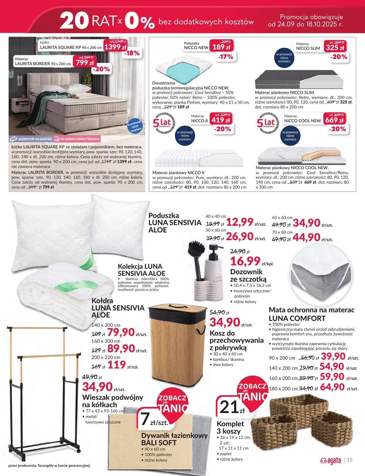 gazetka promocyjna Agata Meble i dodatki w jeszcze niższych cenach - Strona 15