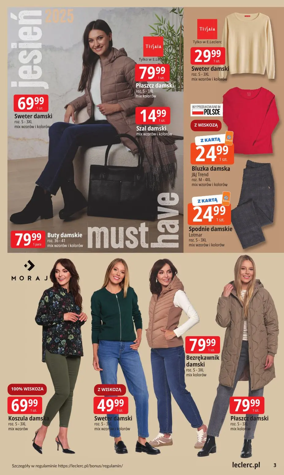gazetka promocyjna E.Leclerc Must have jesienne - Strona 3