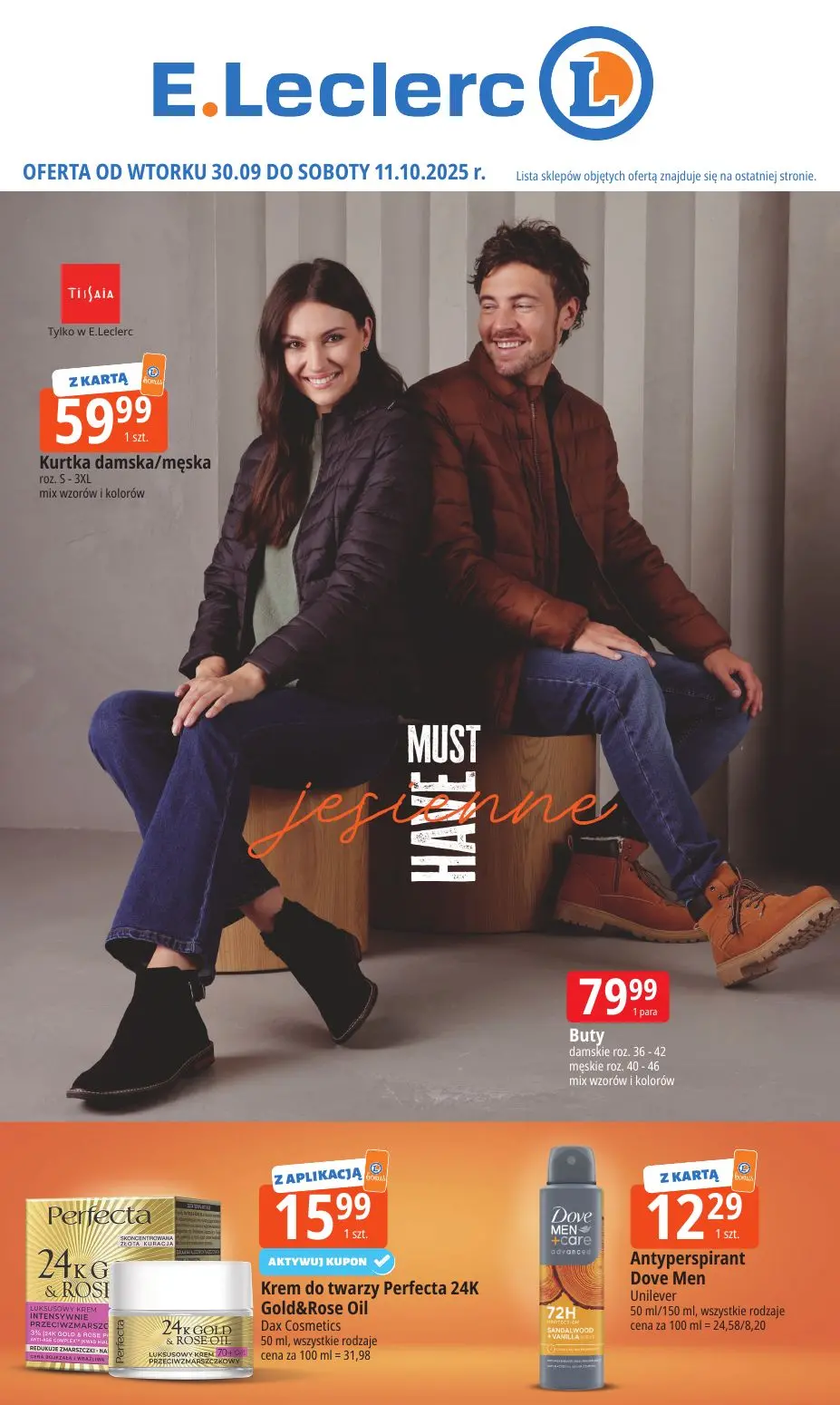 gazetka promocyjna E.Leclerc Must have jesienne - oferta rozszerzona - Strona 1