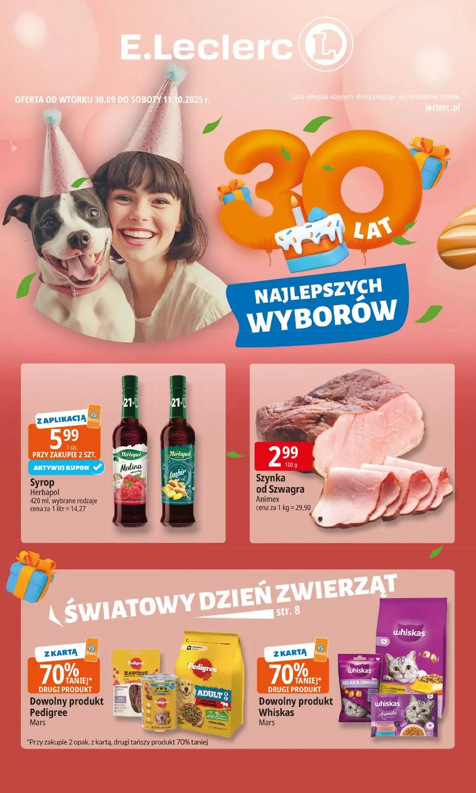 gazetka promocyjna E.Leclerc 30 lat najlepszych wyborów - Strona 1