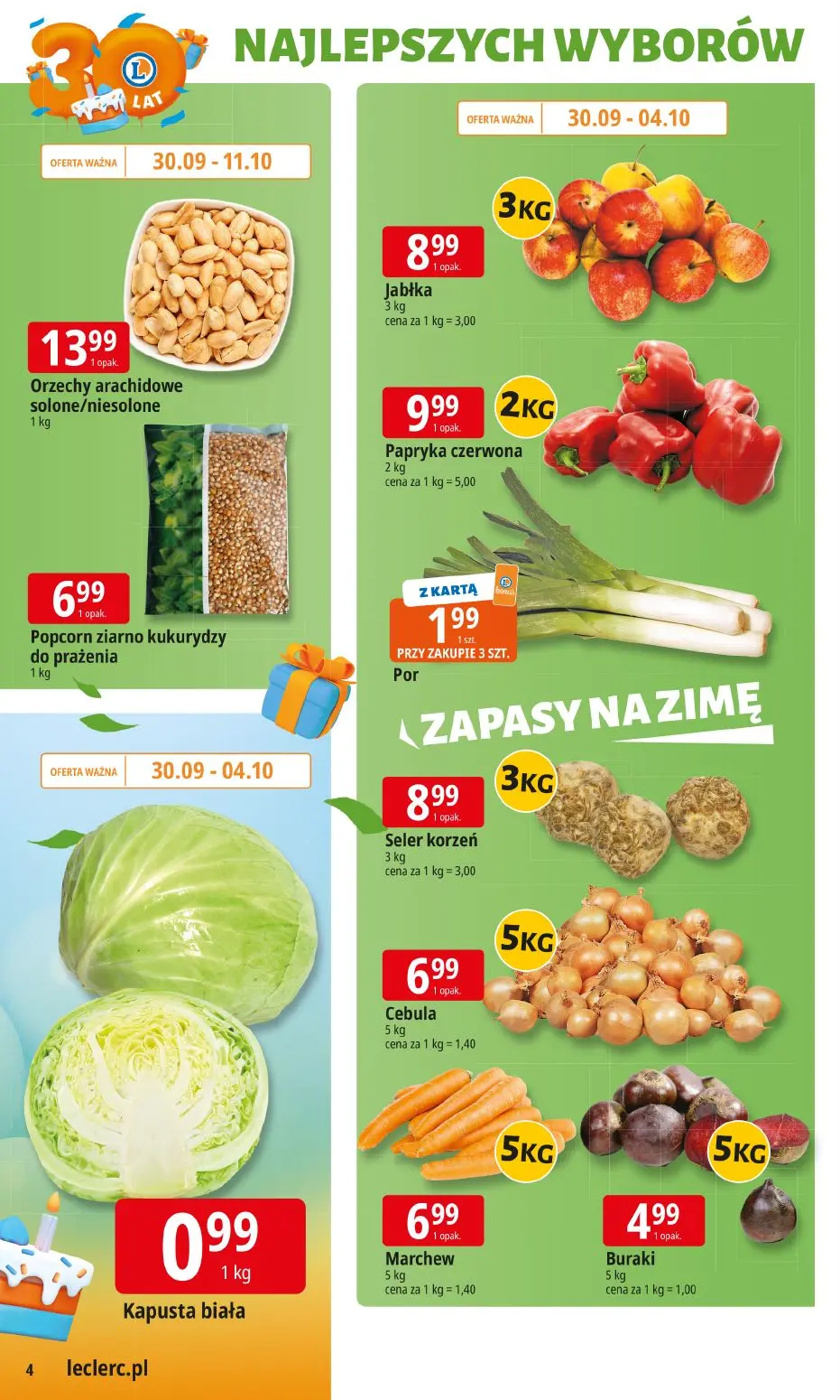 gazetka promocyjna E.Leclerc 30 lat najlepszych wyborów - Strona 4