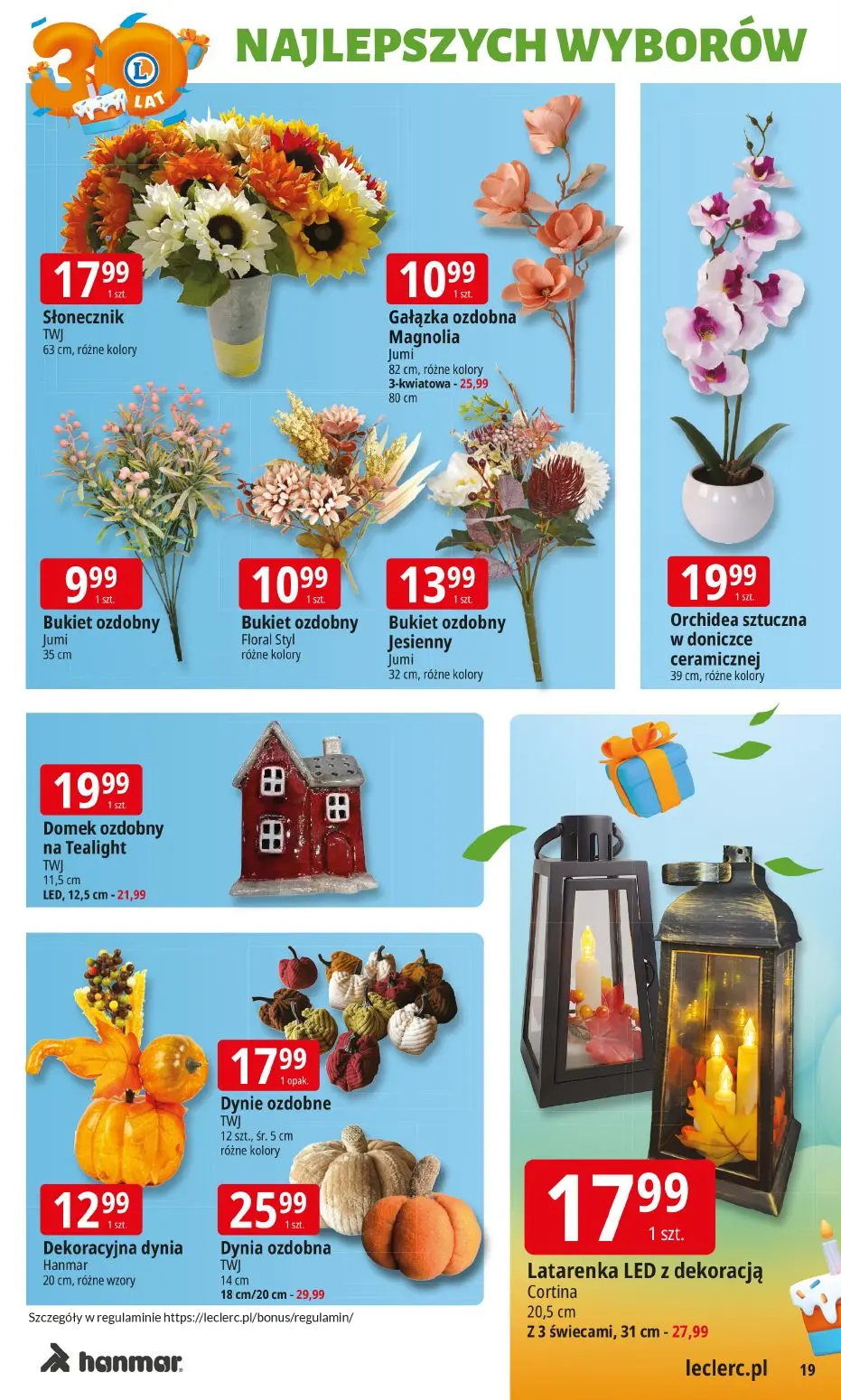 gazetka promocyjna E.Leclerc 30 lat najlepszych wyborów - Strona 19