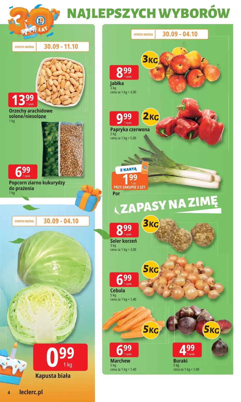 gazetka promocyjna E.Leclerc 30 lat najlepszych wyborów - oferta rozszerzona - Strona 4
