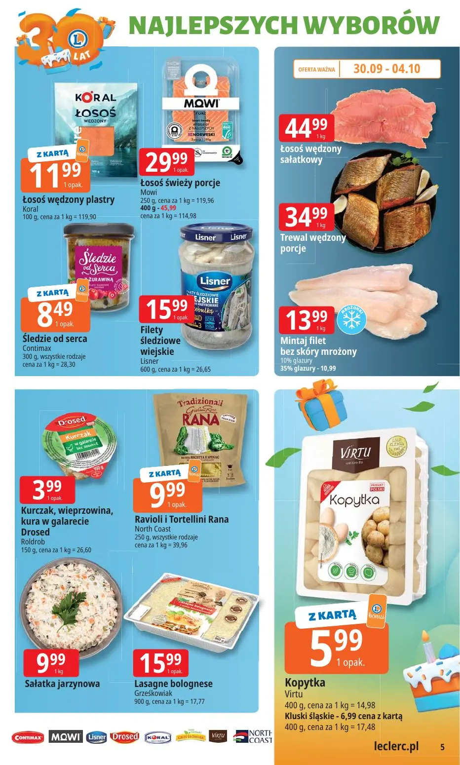 gazetka promocyjna E.Leclerc 30 lat najlepszych wyborów - oferta rozszerzona - Strona 5