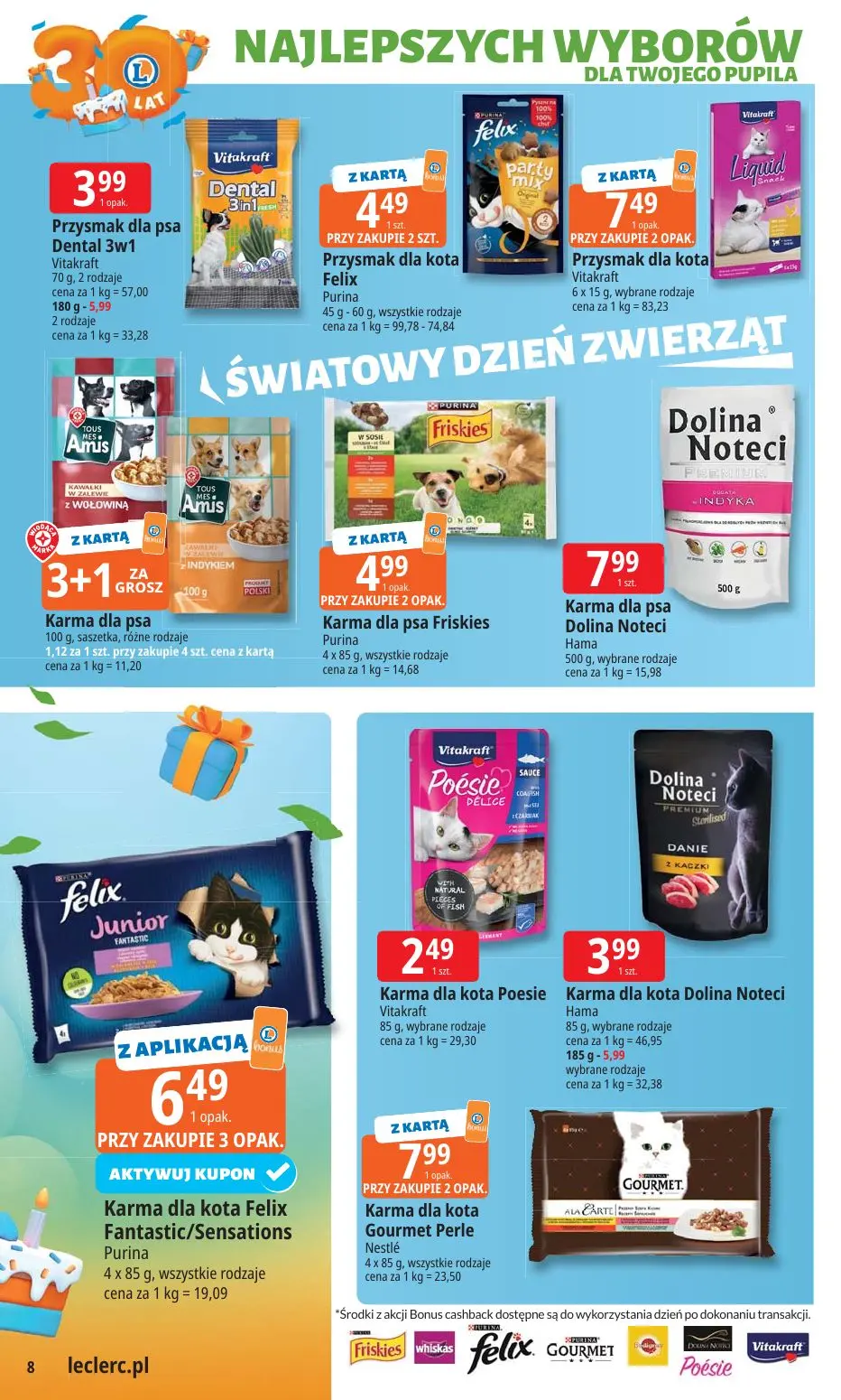 gazetka promocyjna E.Leclerc 30 lat najlepszych wyborów - oferta rozszerzona - Strona 8