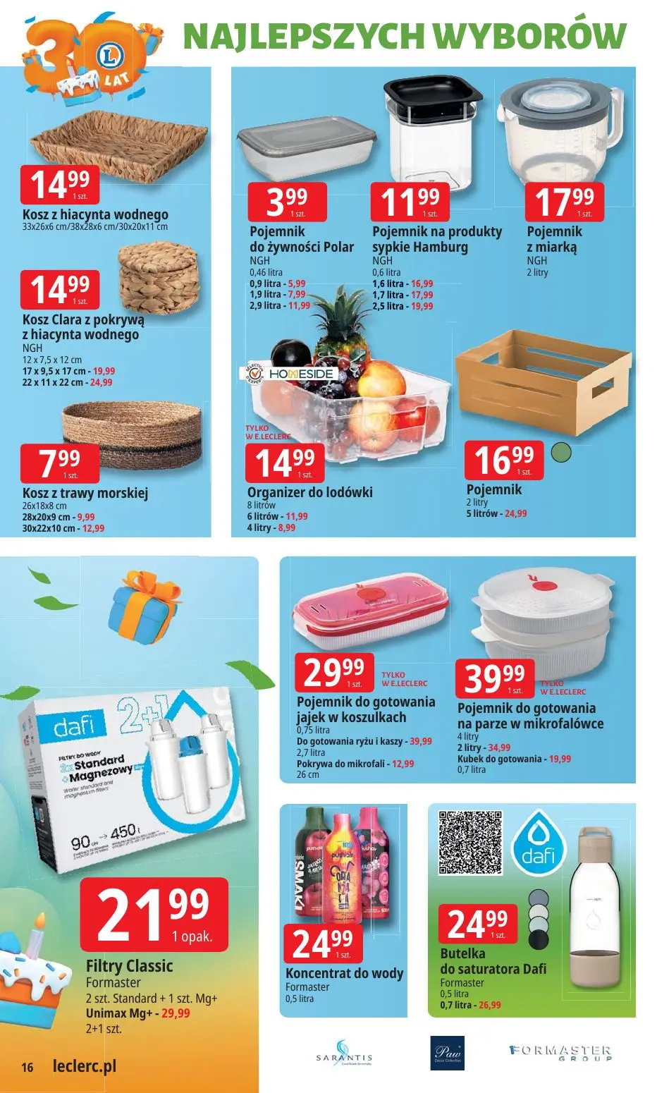 gazetka promocyjna E.Leclerc 30 lat najlepszych wyborów - oferta rozszerzona - Strona 16