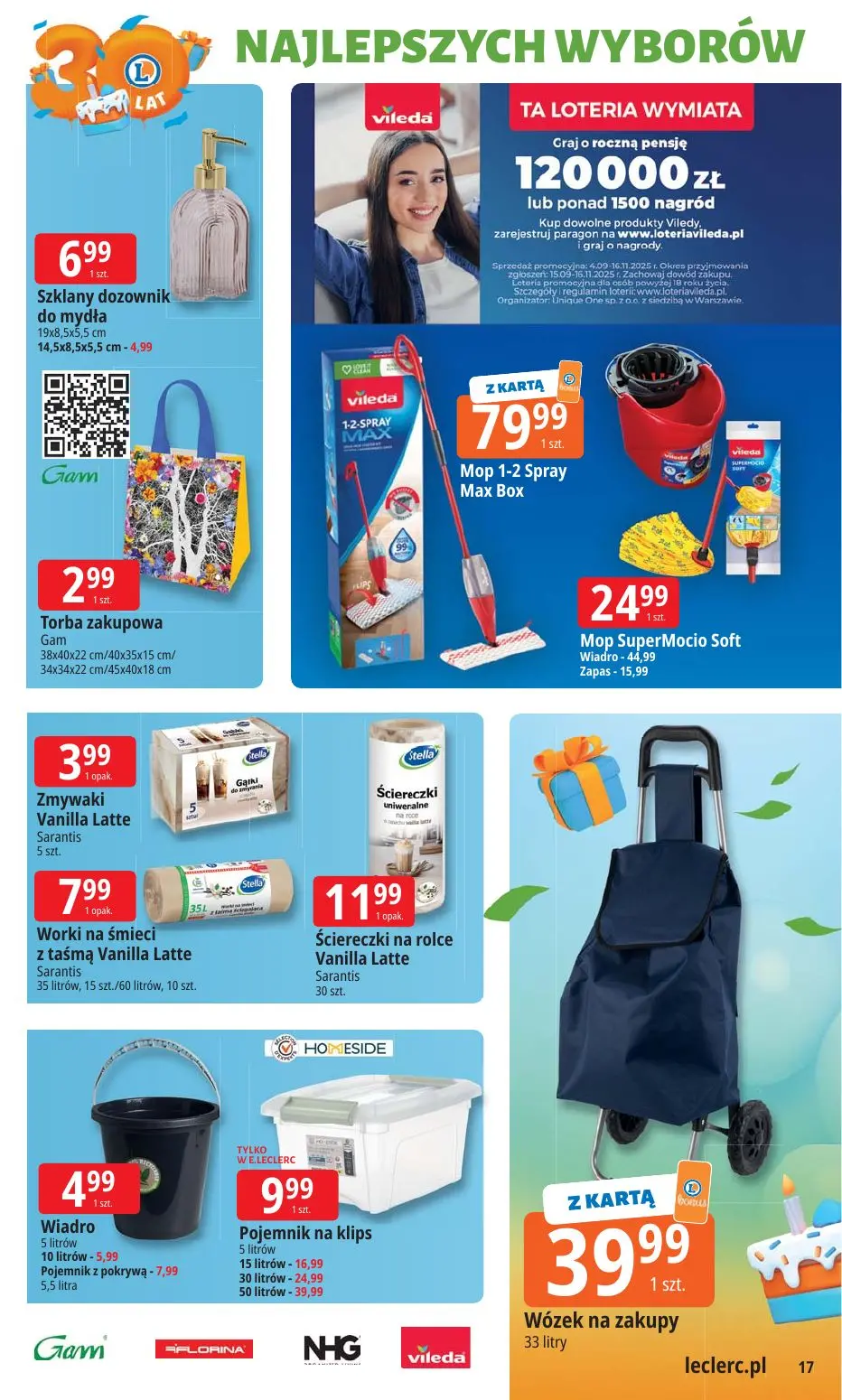 gazetka promocyjna E.Leclerc 30 lat najlepszych wyborów - oferta rozszerzona - Strona 17