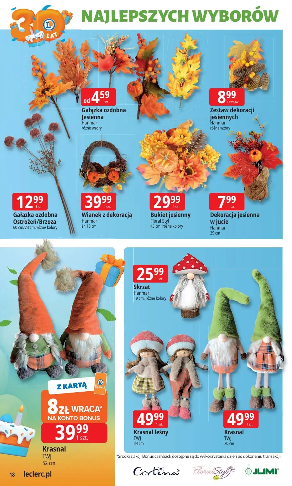 gazetka promocyjna E.Leclerc 30 lat najlepszych wyborów - oferta rozszerzona - Strona 18