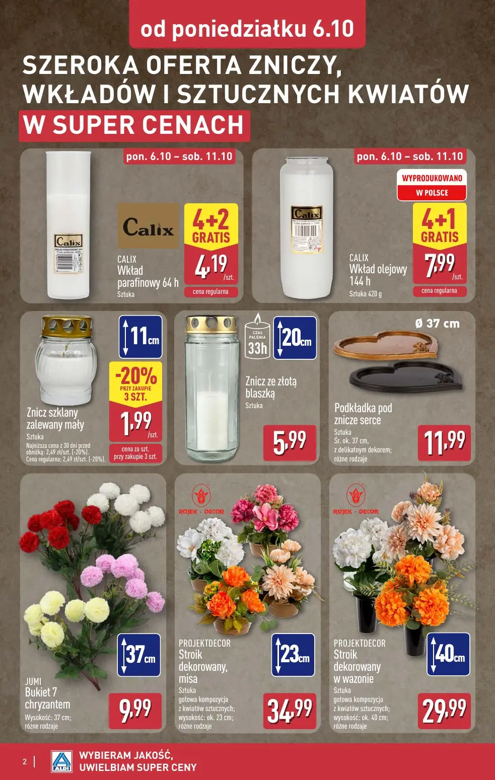 gazetka promocyjna ALDI Katalog ZNICZE 🕯️ - Strona 2