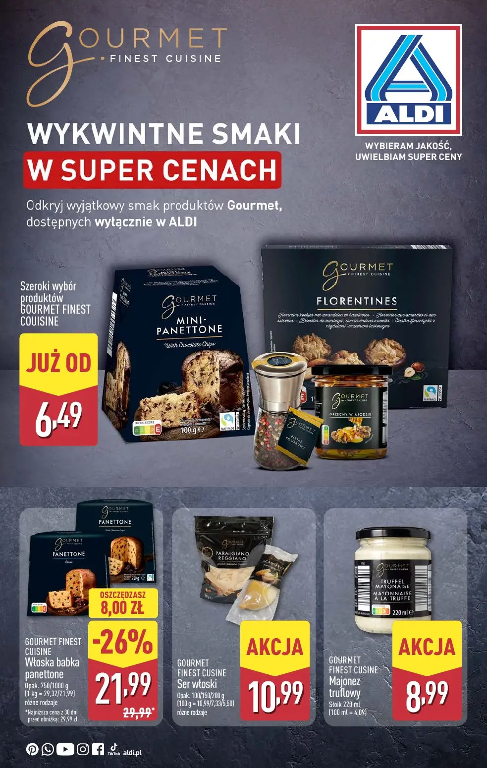 gazetka promocyjna ALDI Panettone i inne smaki Gourmet 🥧 - Strona 1