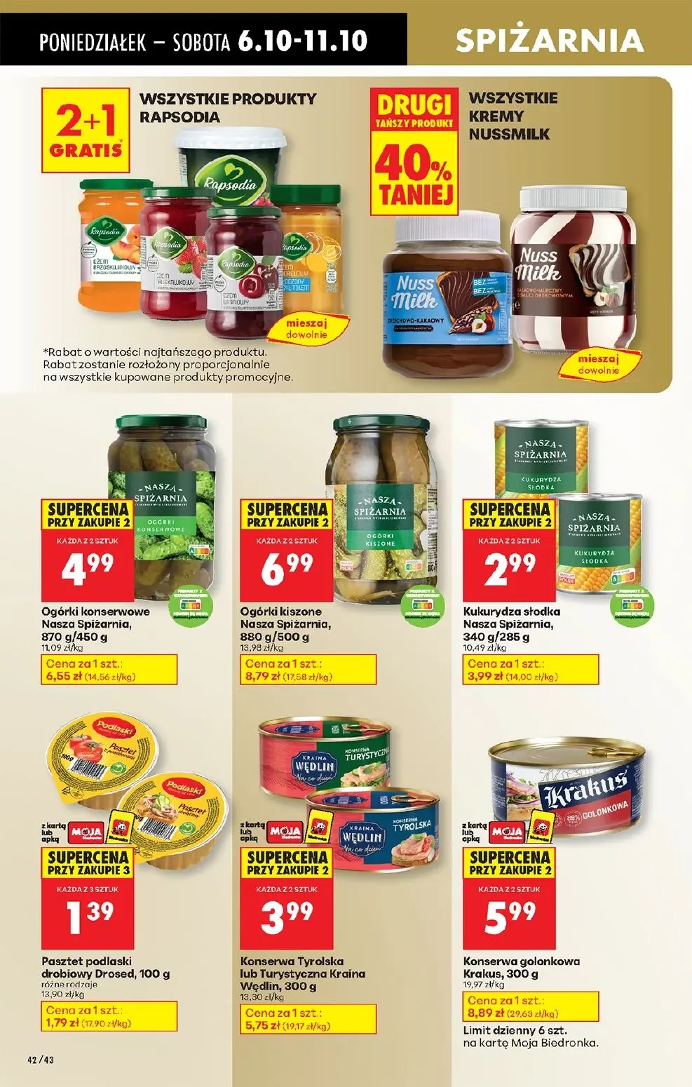 gazetka promocyjna Biedronka Od poniedziałku - Strona 52